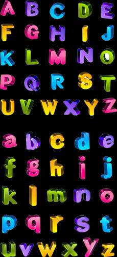 Интересные 3Д буквы