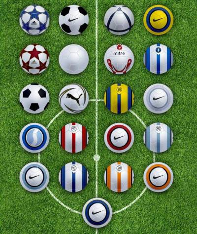 Красивые иконки футбольных мячей