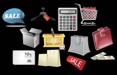 Небольшой пак иконок от нашего сайта на тему шопинг