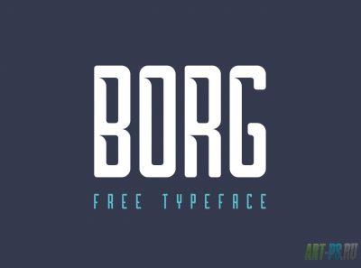 Шрифт Borg