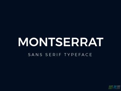 Шрифт Montserrat