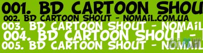 Шрифт BD Cartoon Shout