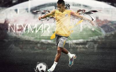 Сток на тему Футбол Арт Neymar